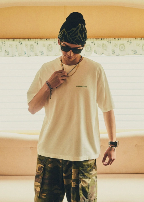 Koszulka męska Coalition CLTN T CHECK – off white