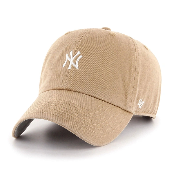 47 Brand Czapka z Daszkiem New York Yankees Khaki BASE Runner 47 Clean Up