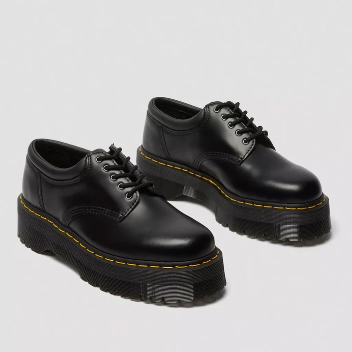 Dr. Martens 8053 Quad Smooth Leather Platform Shoes 24690001
