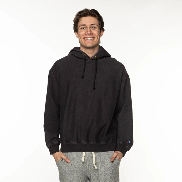 Champion HOODED SWEATSHIRT BLACK