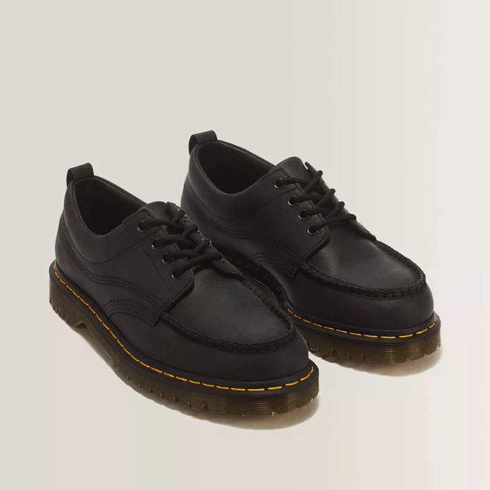 Dr. Martens półbuty Lowell 4 Eye Crazy Horse czarne 43679001