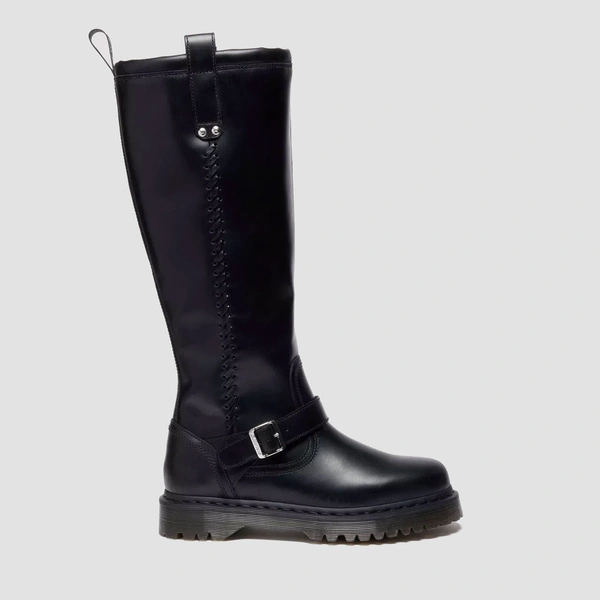 Dr. Martens kozaki biker Anistone Knee High Orleans czarne 42669001