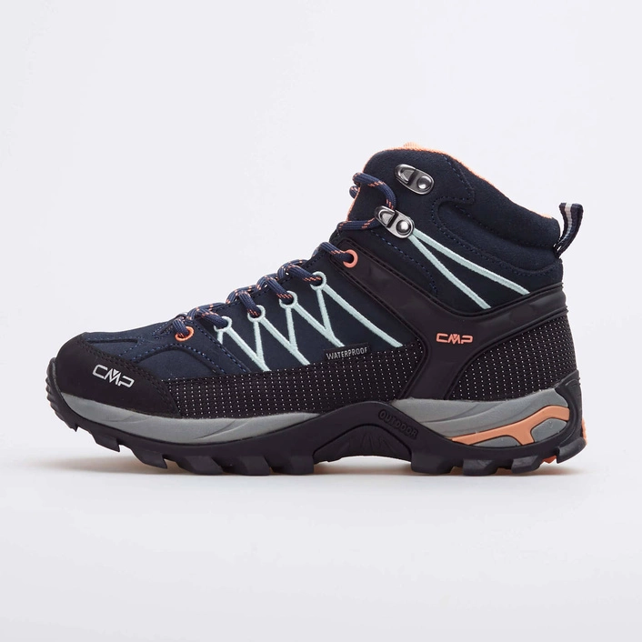 CMP RIGEL MID WMN TREKKING SHOE WP B. Blue/Giada/Peach