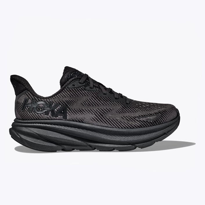 Hoka CLIFTON 9 Damskie Buty Do Biegania Czarne 1127896-BBLC