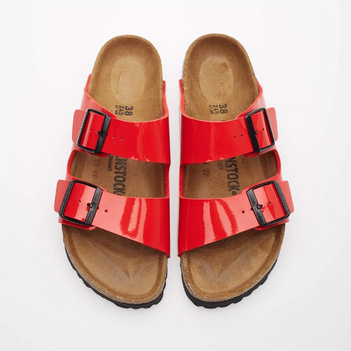 Birkenstock Sandały Damskie Arizona BF Patent Cherry 1019426