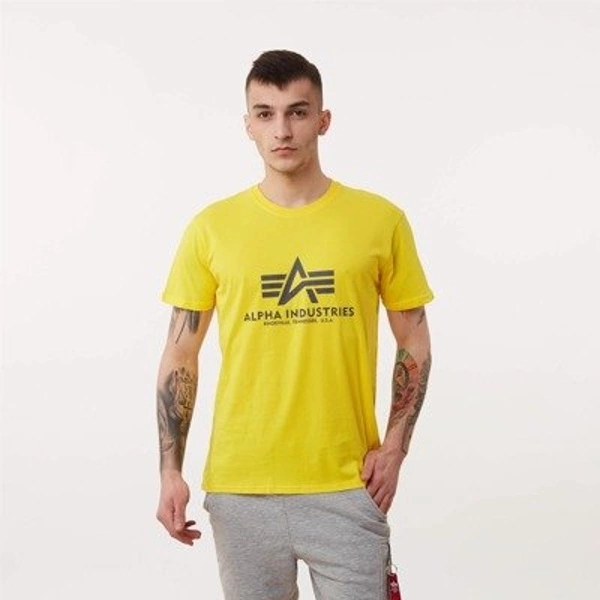 Alpha Industries BASIC T-SHIRT EMPIRE YELLOW