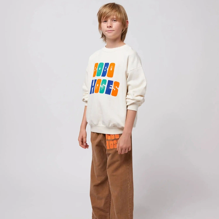 BOBO CHOSES Bawełniana Bluza Multicolor Bobo Choses sweatshirt