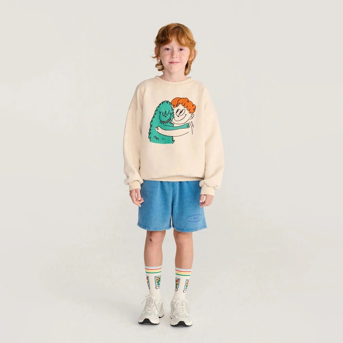 BOBO CHOSES Bluza Dziecięca Hug Hairy Monster