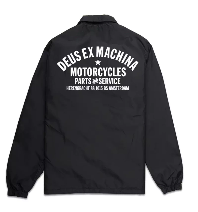 Deus Ex Machina AMSTERDAM COACH BLACK