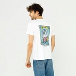 Kaotiko Feel the Power Washed White T-shirt