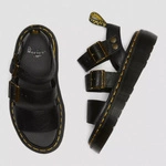 Dr. Martens sandały na platformie Gryphon Quad czarne damskie 25720001