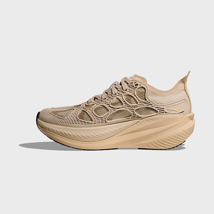 HOKA Mach X Caged unisex sneakersy Cream / Split Pea