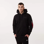 Alpha Industries BLUZA MĘSKA RED STRIPE HOODY BLACK