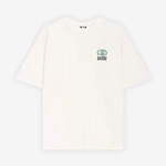 Kaotiko Disconnected Your Vision Organic Cotton Ivory T-shirt AR055-01S-G002