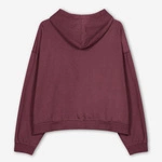 Kaotiko Unisex Bluza z Kapturem Bordowa Sud Cap Washed Fabien AO087-02-G002