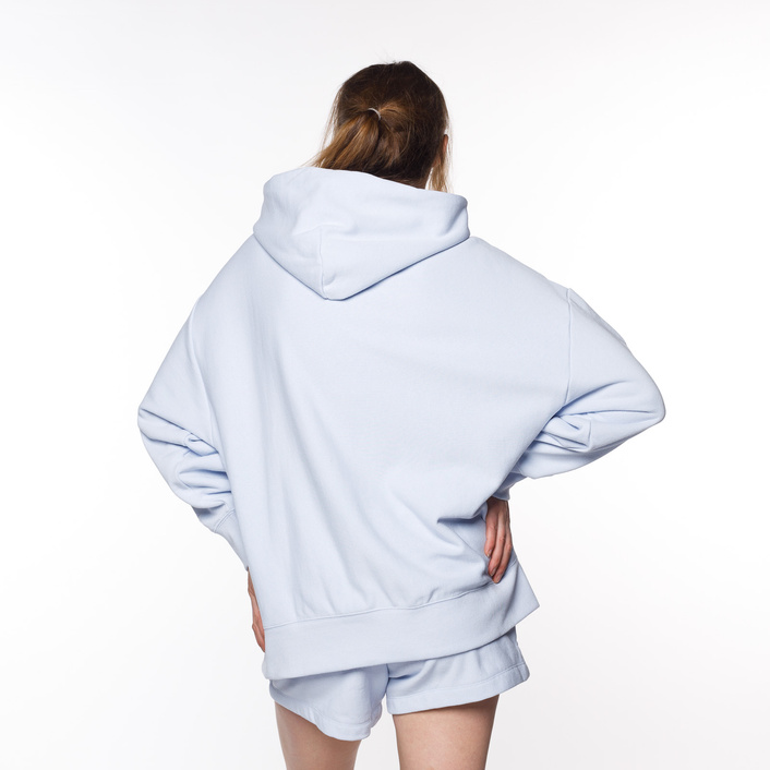 Champion WMNS HOODED SWEATSHIRT Small Logo Blue