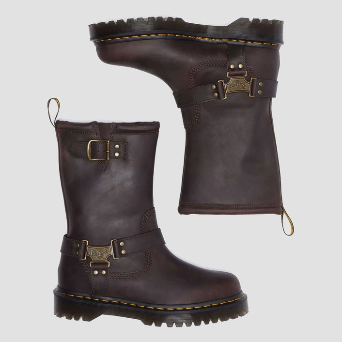 Dr. Martens Anistone Hi Leather Biker Boots 31901201