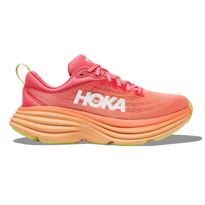 Hoka WOMEN'S BONDI 8 CORAL/PAPAYA