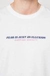 Kaotiko Biała Koszulka Fear Is Just Illusion