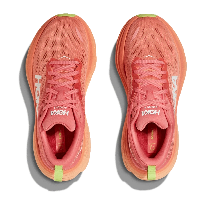 Hoka WOMEN'S BONDI 8 CORAL/PAPAYA