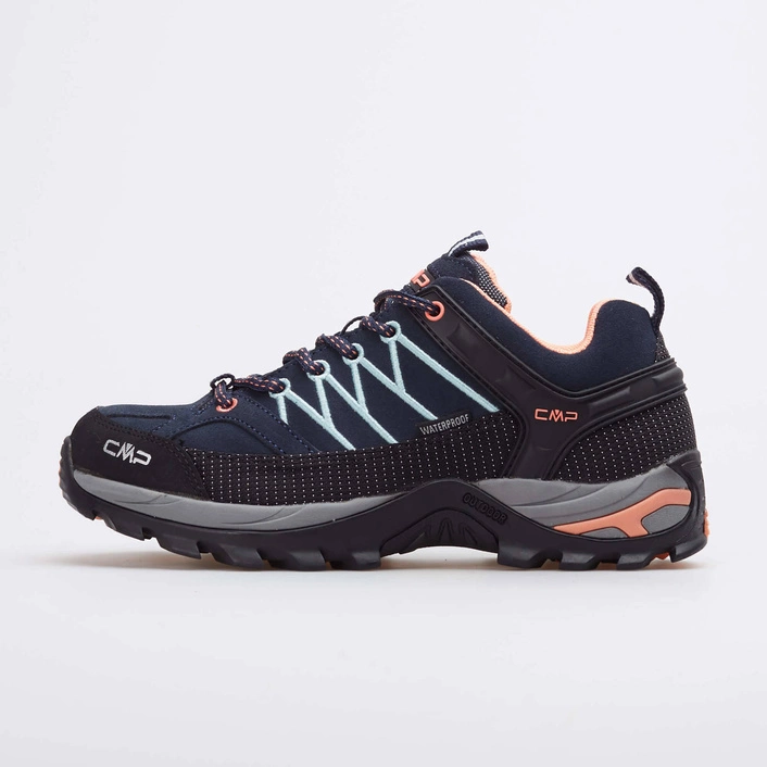 CMP RIGEL LOW WMN TREKKING SHOES WP B.BLUE/GIADA/PEACH