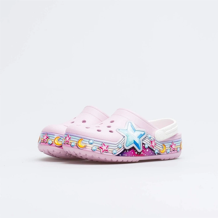 Crocs FUN LAB STAR BAND CLOG KIDS BALLERINA PINK