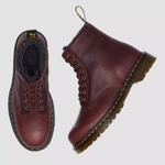 Dr. Martens 1460 Faux Fur Lined Grizzly Leather Lace Up Boots 31873600