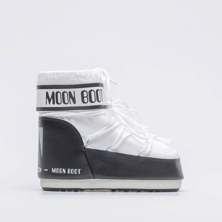 ŚNIEGOWCE MOON BOOT CLASSIC LOW 2 WHITE/BLACK