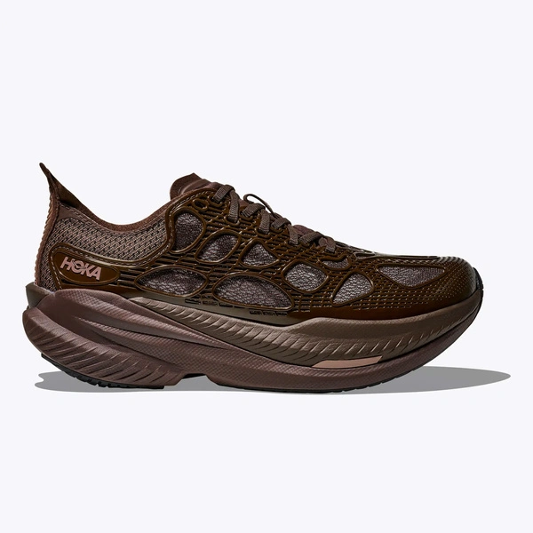 HOKA Mach X Caged unisex sneakersy Walnut / Soaring Blue