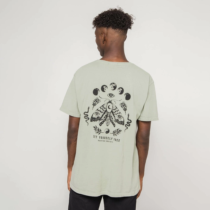 Kaotiko M/C WASHED MOTH T-SHIRT
