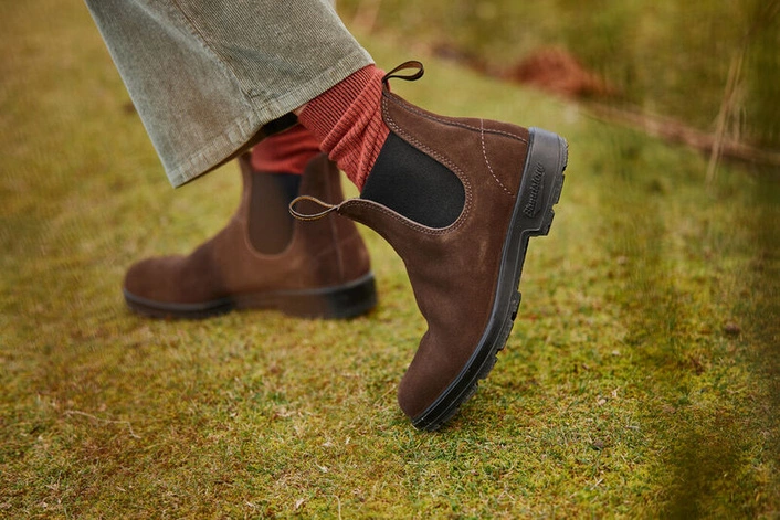 Blundstone 2410 Sztyblety Brown Suede