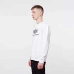 Alpha Industries Basic Sweater Rainbow Reflective Print WHITE