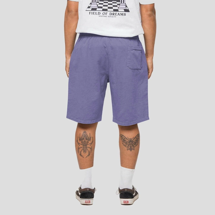 Kaotiko Grape Washed Bermuda Shorts