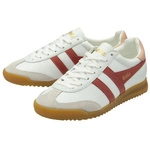 Gola Women's Torpedo Leather Trainer CLB622WU White/Clay/Pearl Pink