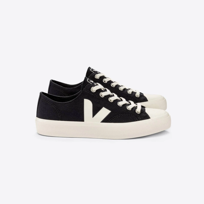 Veja WATA II LOW CANVAS BLACK PIERRE