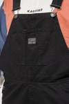 Kaotiko Black Denim Dungaree