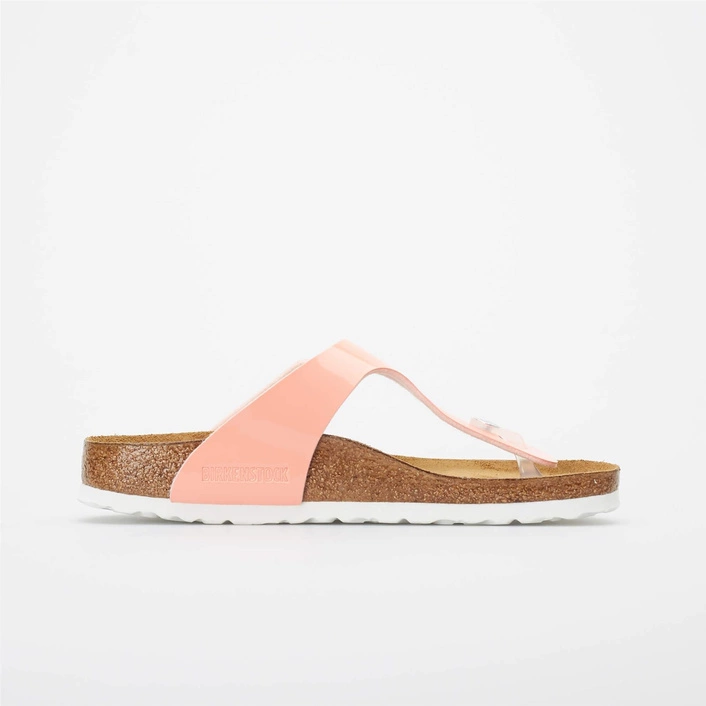 Birkenstock Japonki Damskie Gizeh BF Patent Coral Peach 1019515