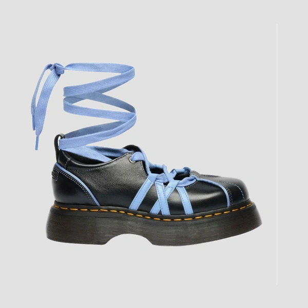 Dr. Martens baleriny sznurowane Buzz Ballerina czarne damskie 42842001