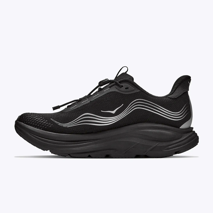 HOKA Clifton 11 GORE-TEX damskie wodoodporne buty do biegania Black/Black