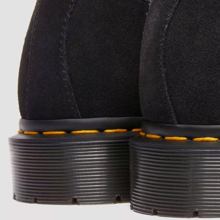 Dr. Martens creepersy Ramsey z plecionego zamszu czarne 40572001
