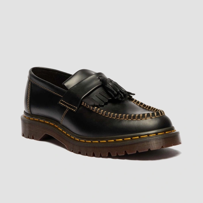 Dr. Martens loafersy z frędzlami Adrian Ben Orleans czarne 42849001