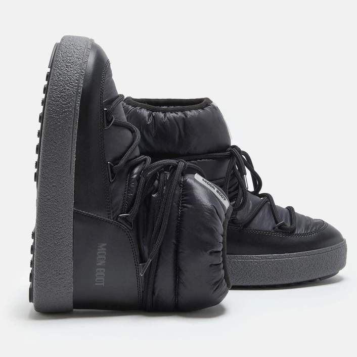 MOON BOOT LTRACK LOW BLACK NYLON BOOTS 80D2450080N001