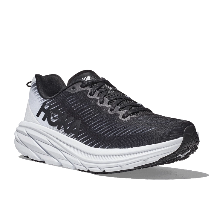 Hoka WOMEN'S RINCON 3 BLACK/WHITE