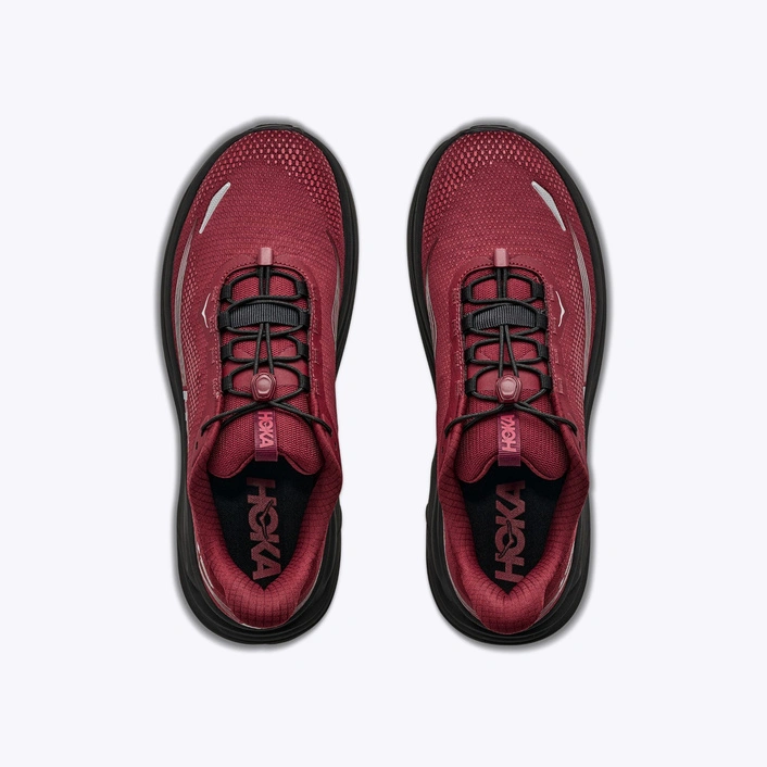 HOKA Clifton 11 GORE-TEX męskie wodoodporne buty do biegania Varsity Burgundy/Carbon Black