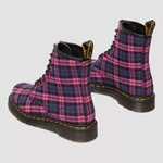 Dr. Martens glany 1460 Tartan fioletowo-różowe damskie 41969650