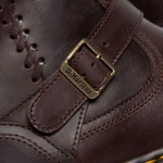 Dr. Martens kozaki biker Anistone Knee High Crazy Horse ciemnobrązowe 41871200