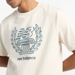 New Balance Męska Koszulka Beżowa MT51974LIN