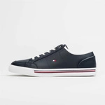 Tommy Hilfiger Core Corporate Leather Sneaker Desert Sky