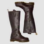 Dr. Martens kozaki biker Anistone Knee High Crazy Horse ciemnobrązowe 41871200