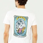 Kaotiko Feel the Power Washed White T-shirt